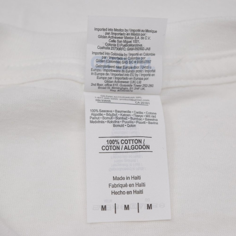 2019 PoshFest Poshmark T Shirt Women Medium White Black New Short Sleeve - Picture 6 of 7